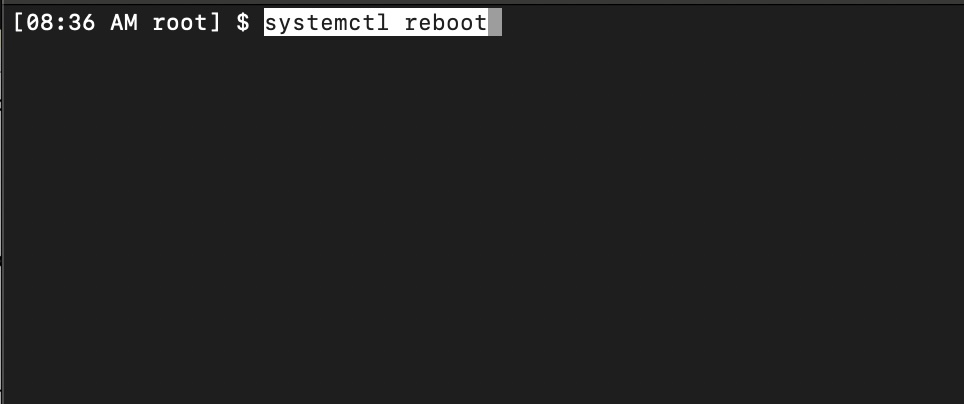 How to Reboot Linux Server Command